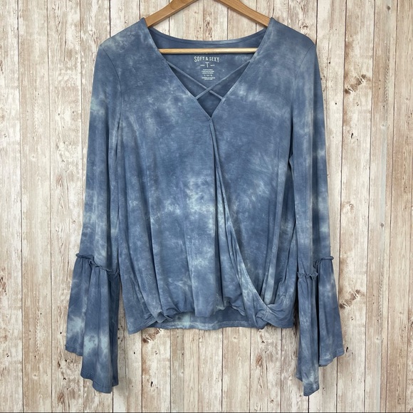 American Eagle Outfitters Tops - American Eagle Soft & Sexy Tie Dye Long Sleeve Top